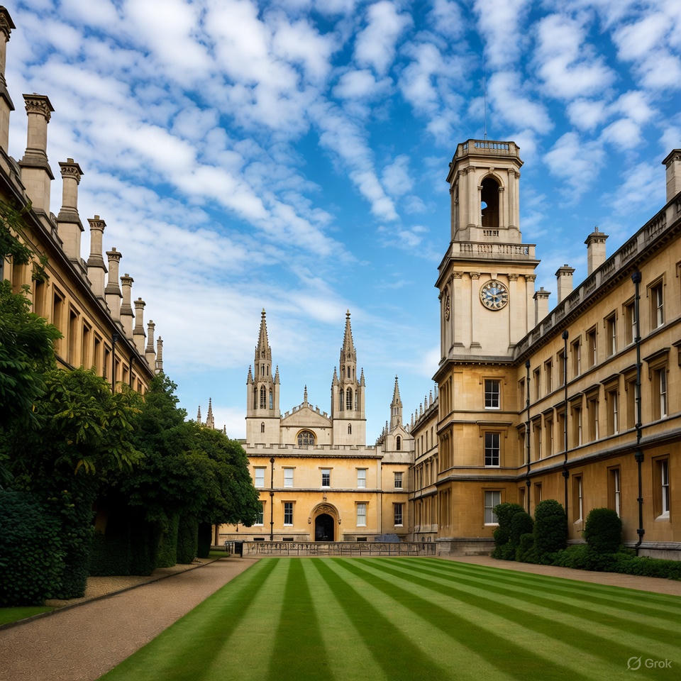 Oxford university campus exterior - prestigious academic architecture